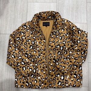 Leopard Print women’s Puffer Jacket